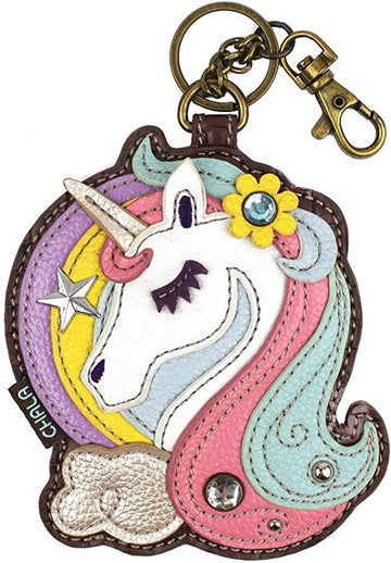 Chala Unicorn Key Fob and Coin Purse
